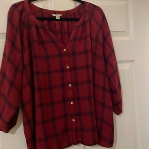 Button down blouse, 18/20w